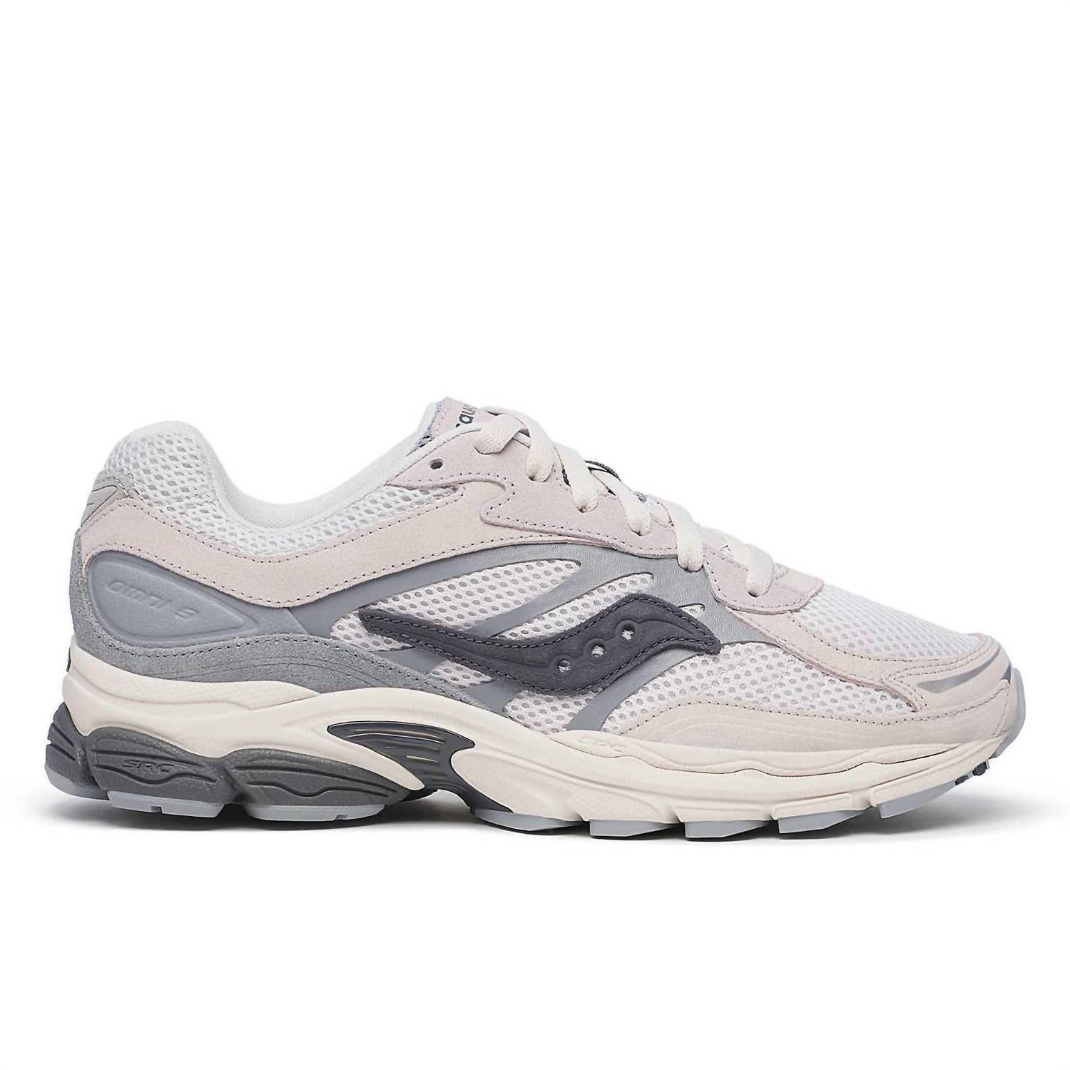 New Saucony Unisex Progrid Omni 9 Shoes In Light Grey/Blue